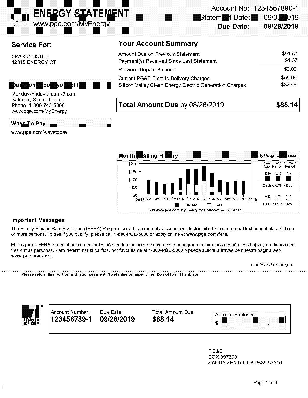 difference in invoice and billing statement