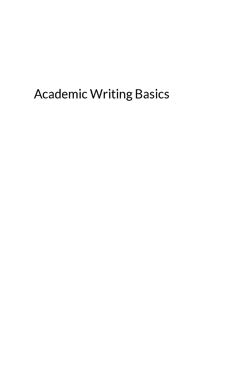 types of academic writing assignments